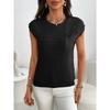 Sommer neuer Damen Pullover kurzärmelig Rundhals gestreift Stricktasche Pullover Top