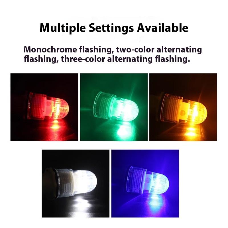 Waterproof Net Flash Warning Light Marine Signal Light Waterproof LED Fishing Light Fishery Double Flash Lamp Buoy Signal Light