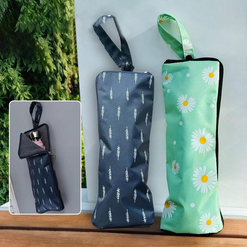 Foldable Umbrella Storage Bags With Straps Quick-drying Umbrella Carrying Pouch Rainy Season Umbrella Case For Outdoor Camping