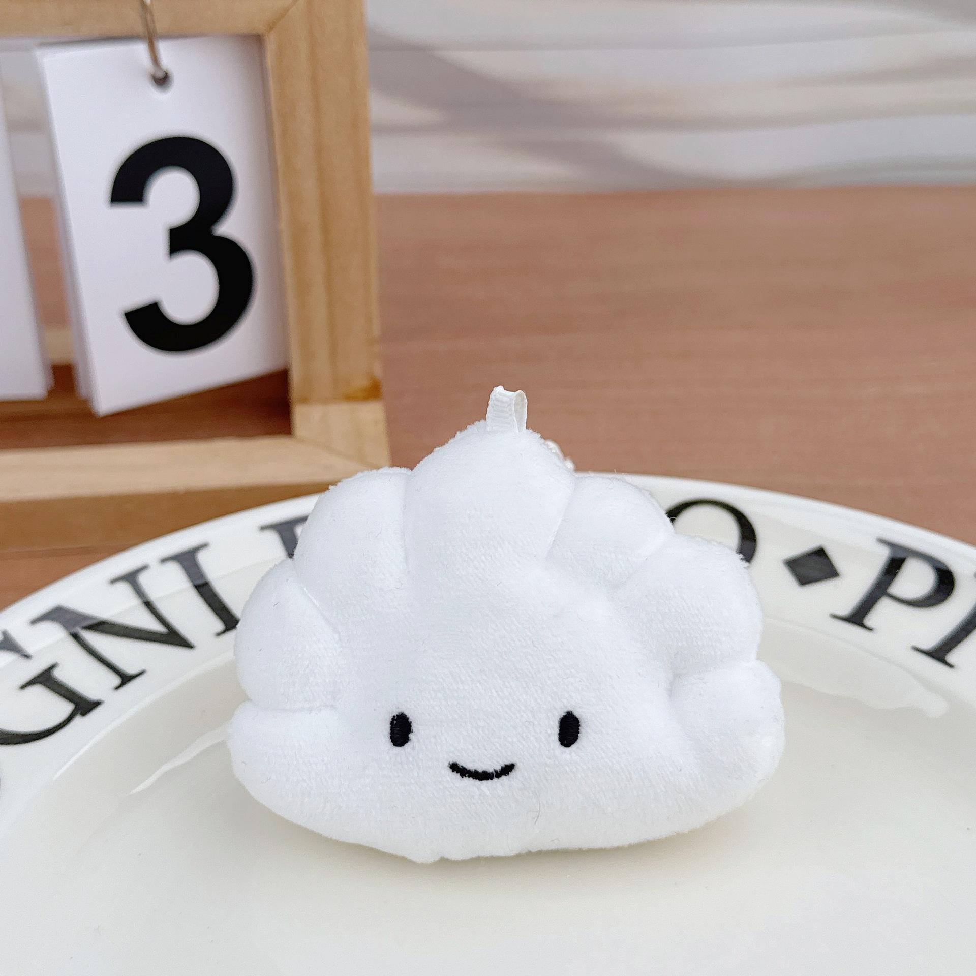 Милый брелок-подвеска в виде пельменя - Плюшевый шарм для сумок Height 6 cm