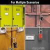 TSA Customs Code Lock for Travel Luggage Combination Padlock Password Changeable Locks Backpack Zipper with Cable Cabinet Locker