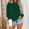 Women's Casual Fashion Round Neck Long Sleeve Sweatshirt With Pockets