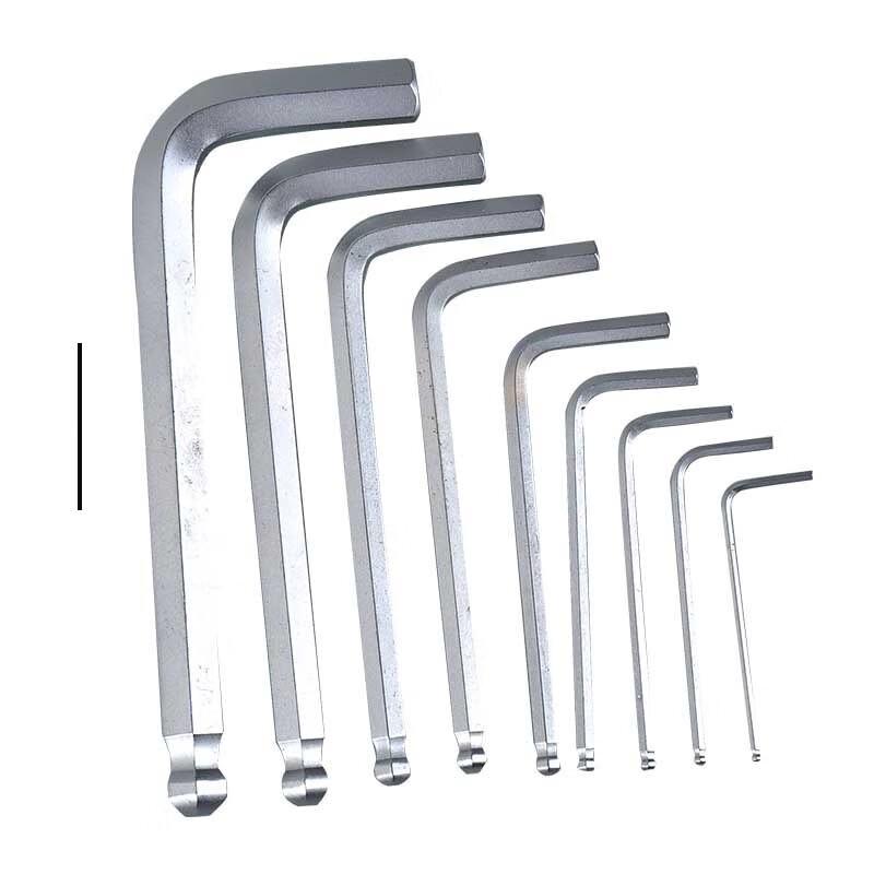Steel Shield S050011 9-Piece Extra Long Ball-End Hex Key Set