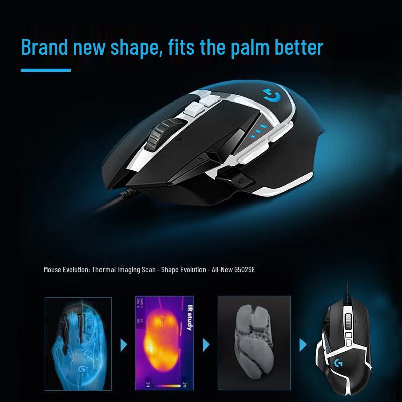 Logitech G502 HERO Panda Special Edition Wired Gaming Mouse