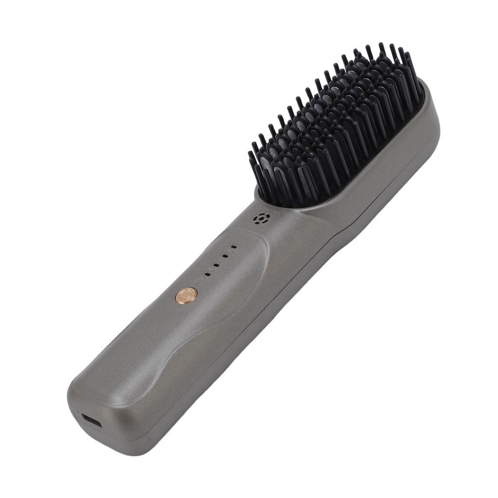 Cordless Hair Straightener Brush Re able Hair Straightening Comb ing Iron Portable Electric Styling Comb
