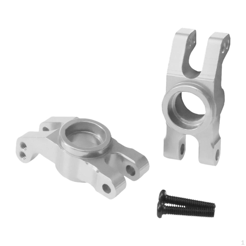 2 Pieces 1/14 RC Car Rear Axle Seat Steering Assembly Upgrade Part for 14211