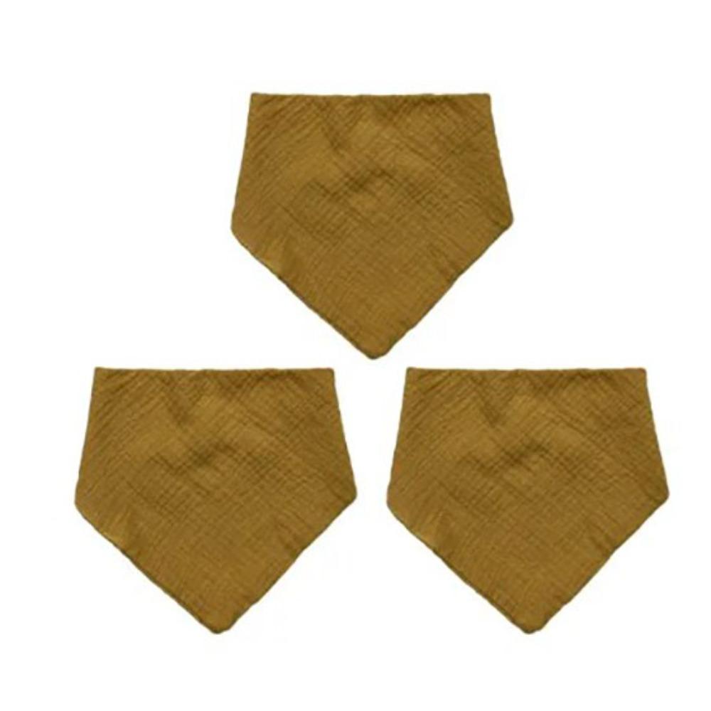 

Waterproof Solid Color Baby Bibs Baby Bandana Resistant To Dirt Triangular Scarf