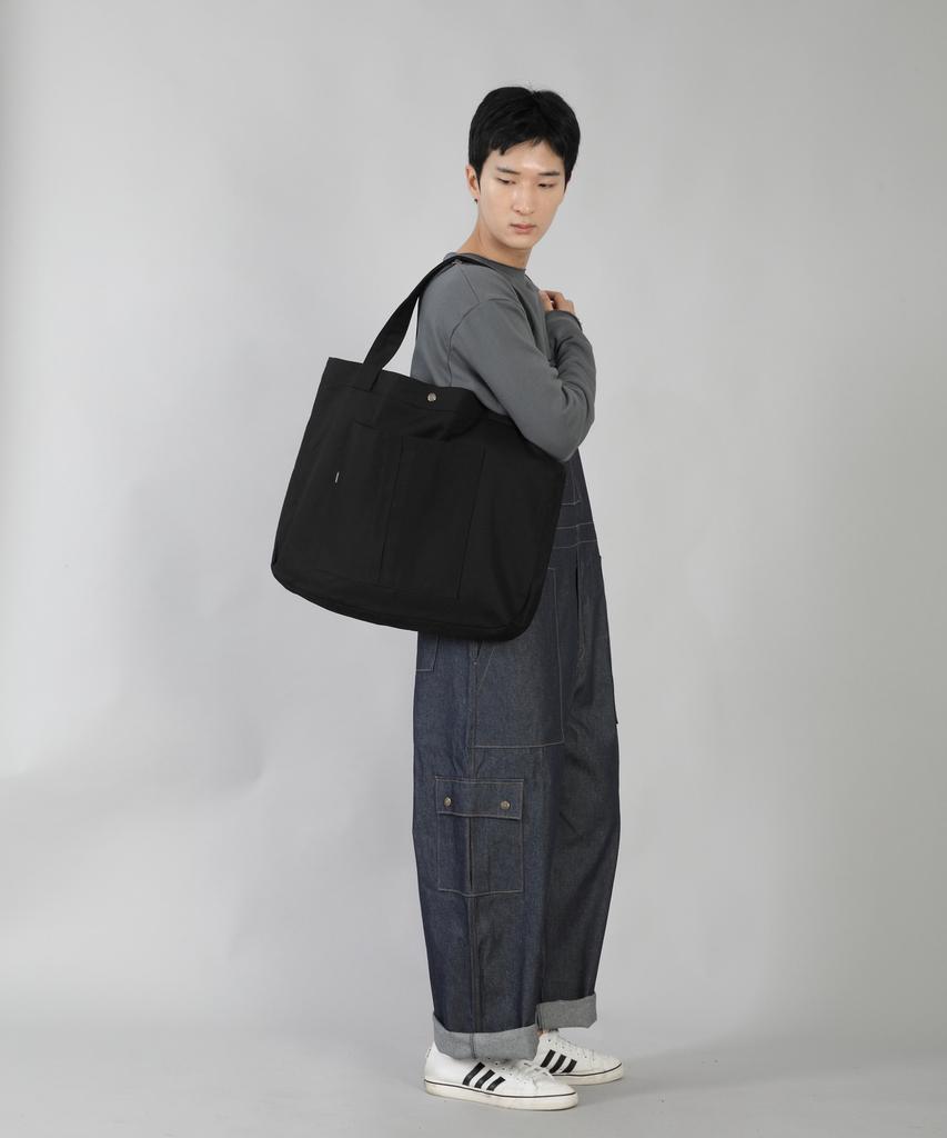 Saintcrew Round Volume Cargo Pocket Eco Bag Rvc-145 Black