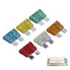 200pcs Car Blade Fuses Set 5A 10A 15A 20A 25A 30A Flat Fuse Assortment Kit Universal for Motorcycle RV Truck Boat
