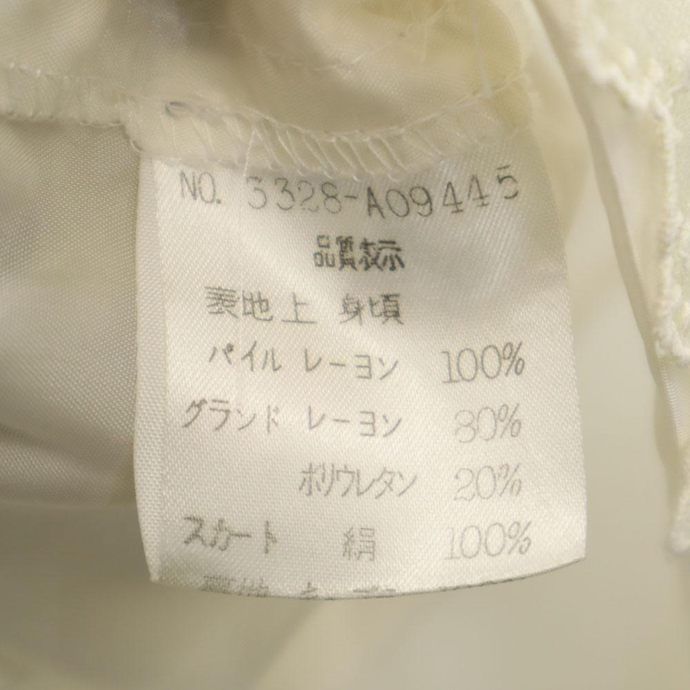 FOXEY made in Japan Long sleeve docking one piece 38 Back zip Women Used