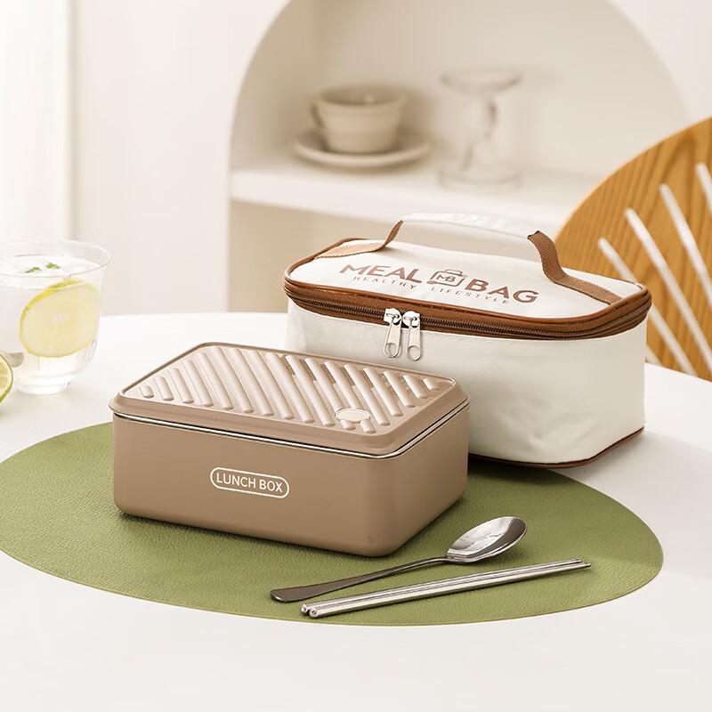 WZ Student Microwaveable Lunch Box Set 1200ml with Cutlery & Insulated Bag