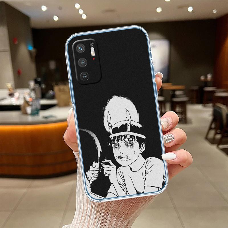 Junji Ito Tomie Transparent Phone Case for Motorola Moto Edge 20 30 40 50 S30 Fusion Ultra Pro Neo Lite + G200 G23