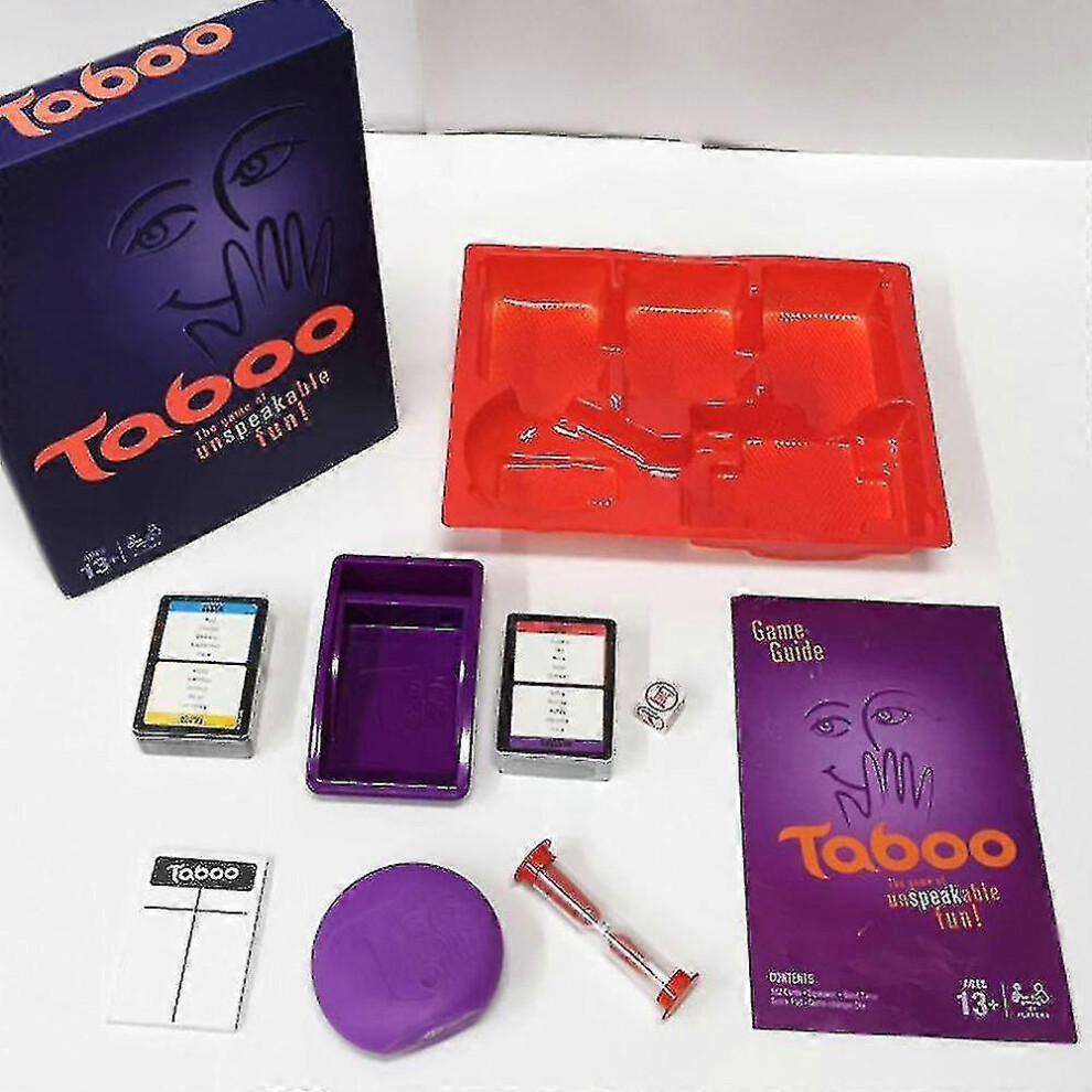 Taboo Game Classic Hourglass Timing Family Board Game