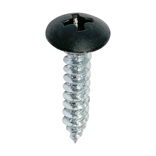 Daido Hunt Tapping Screws, Truss Head "Black", 4mm Diameter X 16mm Neck Length, Pack of 24