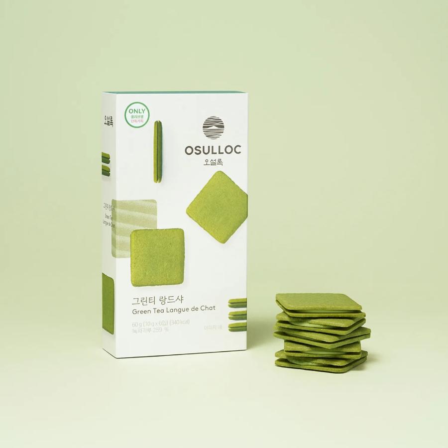 OSULLOC Green Tea Langue de Chat 6ea*2box Langue de Chat 6ea*2box