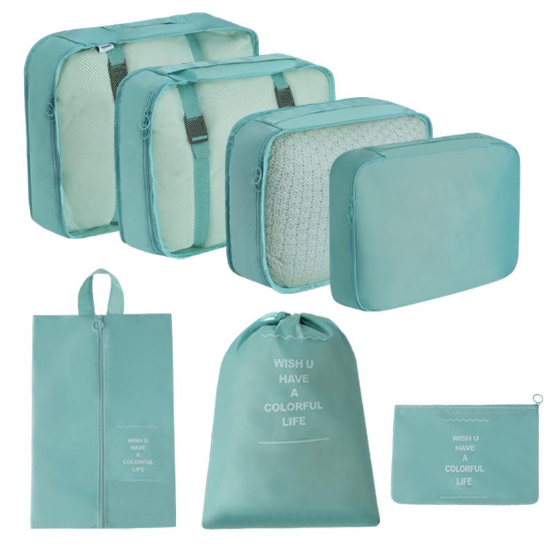 Cross-Border Multi-Functional Travel Storage Bag Set: 7-Piece Organizer for Clothes & Shoes