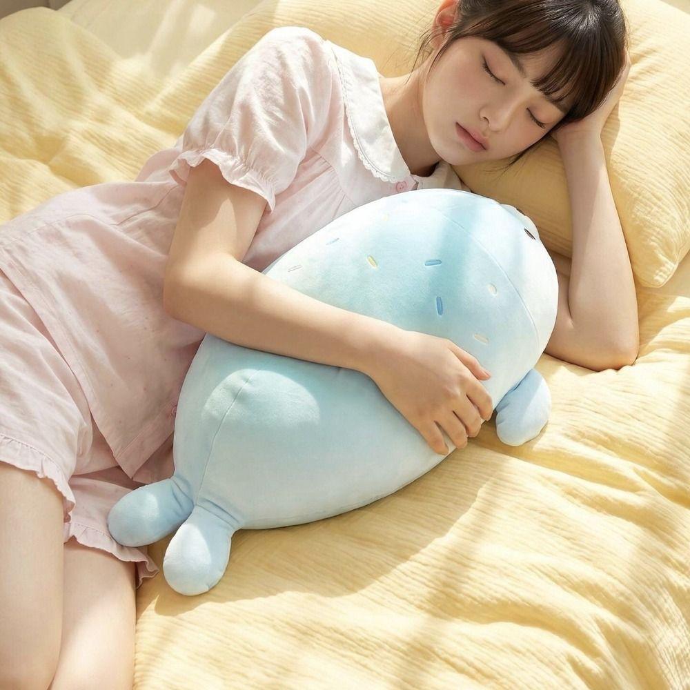 Soft Cuddle Seal Stuffed Animal Cute Seal Shape Ocean Animal Plush Gifts Seal Plush Toy Birthday