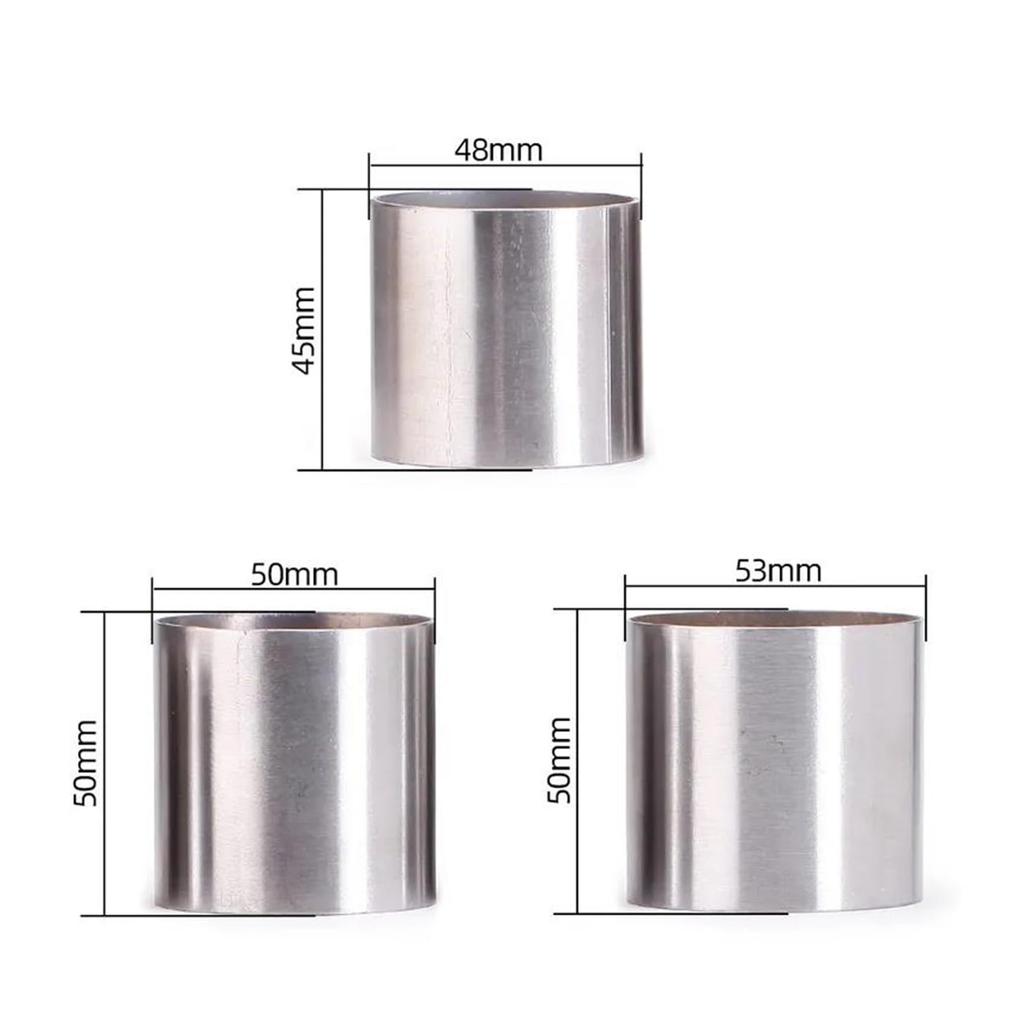 Silencer Motorcycle 35/42/45/48/50/53mm Exhaust Muffler Silencer Noise Sound Eliminator Motorcycle Universal Front Midend Catalyst