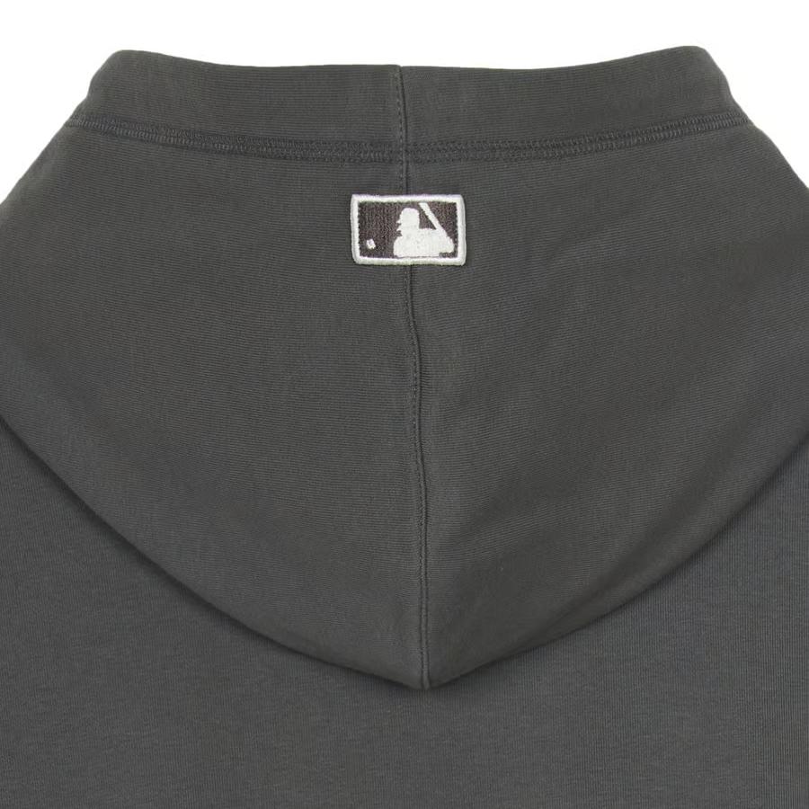New MLB MEGA OVERFIT New York Yankees Sweatshirt Unisex Charcoal Gray 3AHDB0451-50CGD