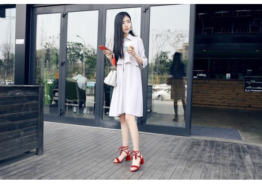 2026 New Women's Tassel Chunky Heel Sandals - Breathable, Versatile Outdoor High Heels, Plus Size Available