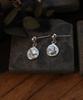 Iris Memory-Hope Moon Star Silver Ball No. 17 Earrings-Silver