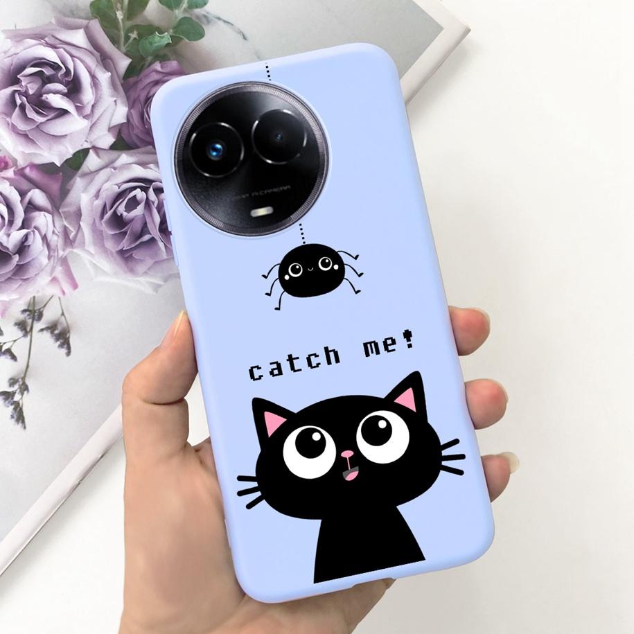 Shockproof Case For Realme 11 5G / Realme 11X Phone Cover Fashion Girls Soft Silicone Funda For Realme11 11 X 2023 RMX3785 Coque