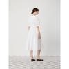 Cc Collect Round Neck Shirring Flare Dress C252mse032