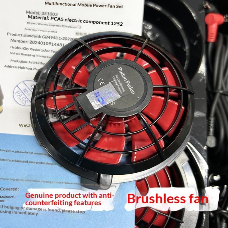 12V Cooling Air Conditioner Workwear Adjustable Fan Long Endurance Battery Full Set for Outdoor Exhibition Staff