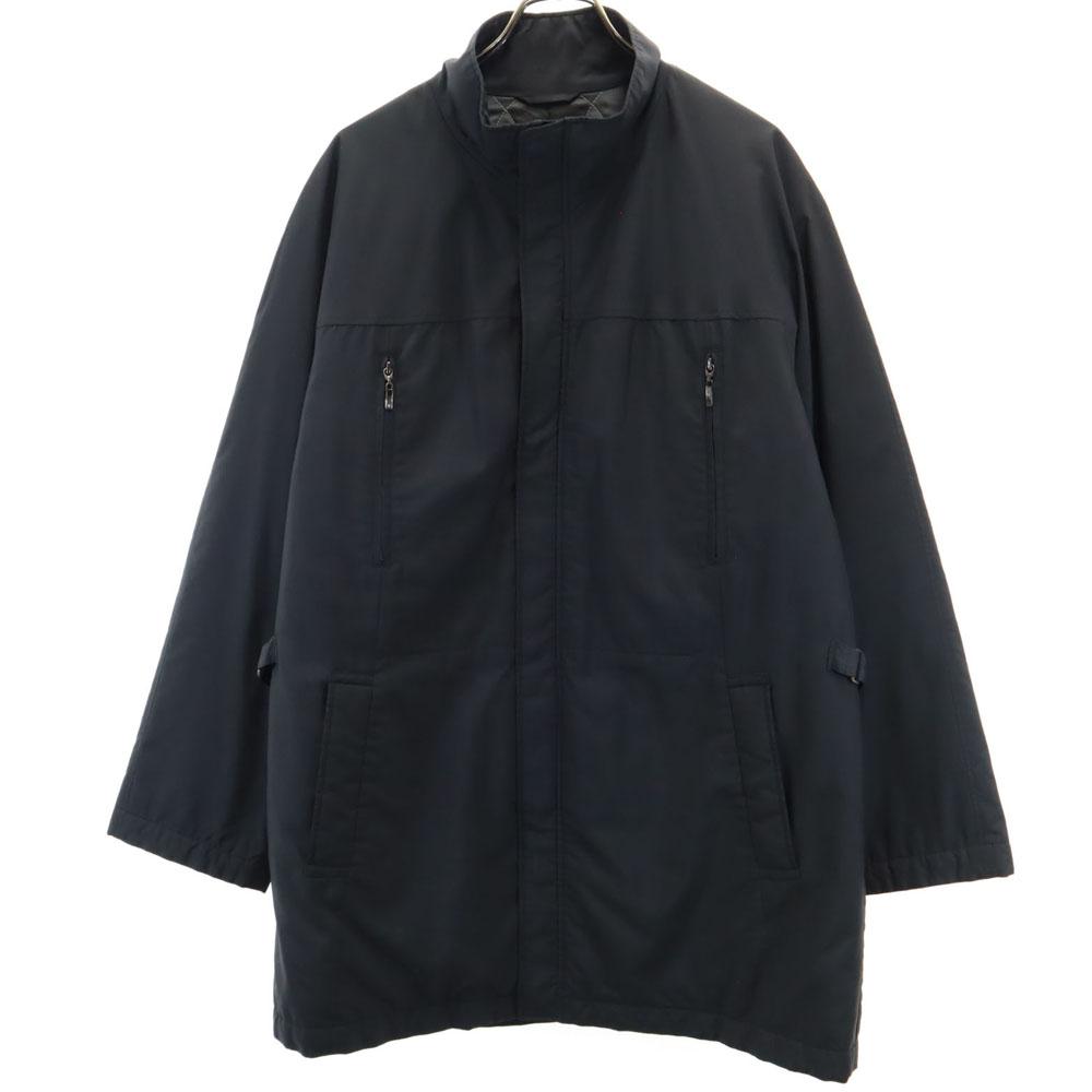 LANVIN LA COLLECTION Made In Japan Stainless Collar Coat Quilted Back Men's Used