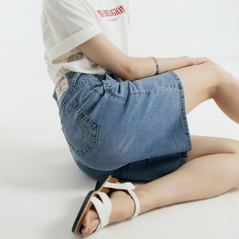 True Religion Women 25ss Summer Coolmax Half Denim 2 Choices