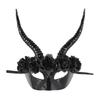 Mardi Gras Mask Halloween Costume Mask Masquerade Mask Carnivals Mask Mardi Gras Mask Scary Horns Mask for Party