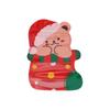 25Pcs/Pack Christmas Gift Bags Set with Santa Elk Snowflake Pattern Thickened Non-Woven Waterproof Tote Bags for Kids Holiday Party