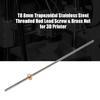 T8 Stainless Steel Trapezoidal Leads Screw Rod High Strength 3D Printer Metal Screw Rod For Industrial Machinery