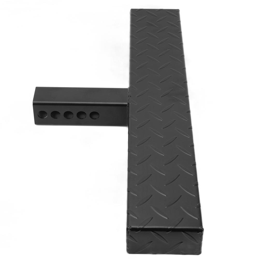 Dragkrok Bumper Guard 220LBS Lastkapacitet Slirfri Maximal Belastning Dragsteg för 2-tums Mottagare Svart