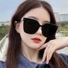 New Trendy Sunglasses for Women, Large Frame and Thin, High-end Anti-ultraviolet Sunglasses, Polarized Glasses