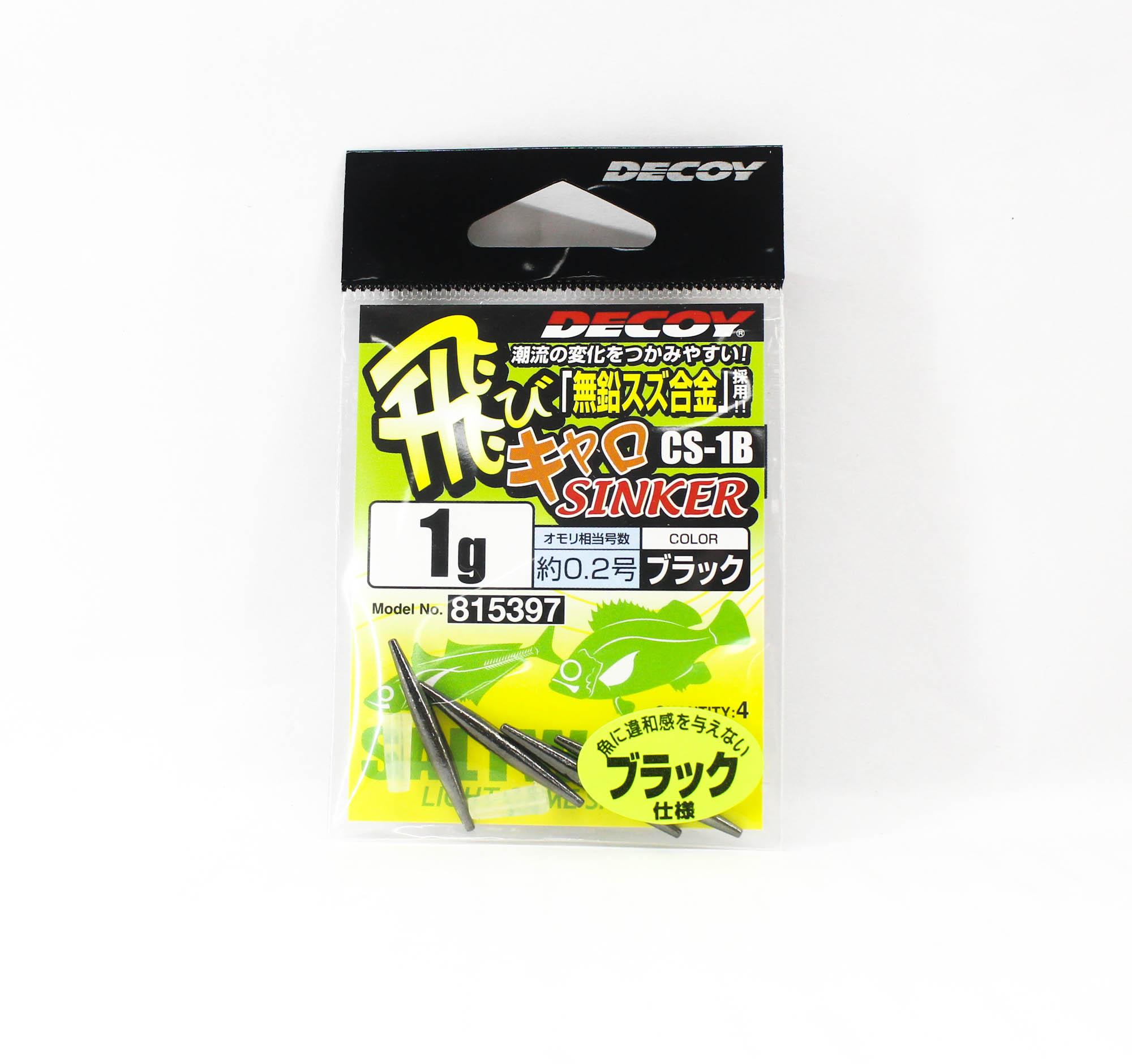 

Decoy CS-1B Tobicalo Sinker Black Size 1.0 (5397)