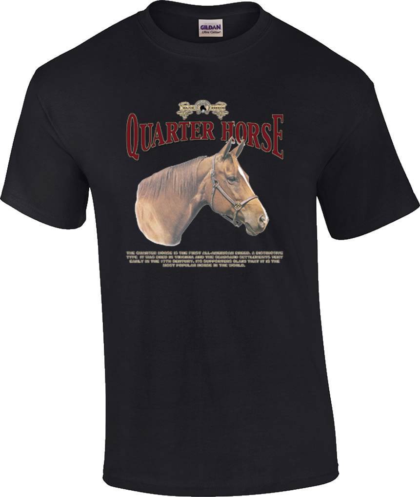 Quarter Horse History Cowboy Cowgirl T-Shirt M