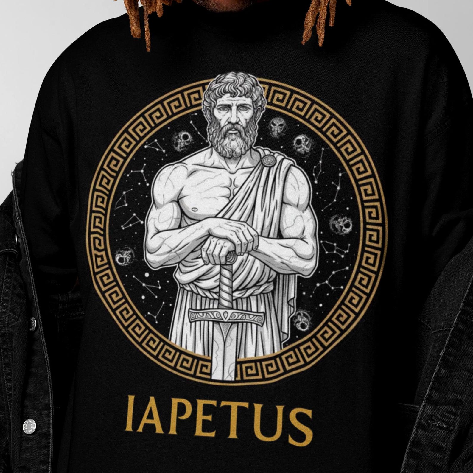 Iapetus T-Shirt | Greek Mythology | Vintage Greek God Tee XL