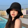 Spring Summer Knitted Sun Hat 50+ UPF Fisherman Hat Fashion Women Sun Hat  Female