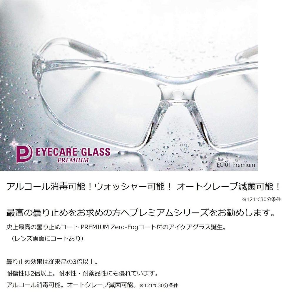 Collaborative research with Fukui University the Premium Eye Care Glasses and offer droplet infection virus infection and hay fever S for small and