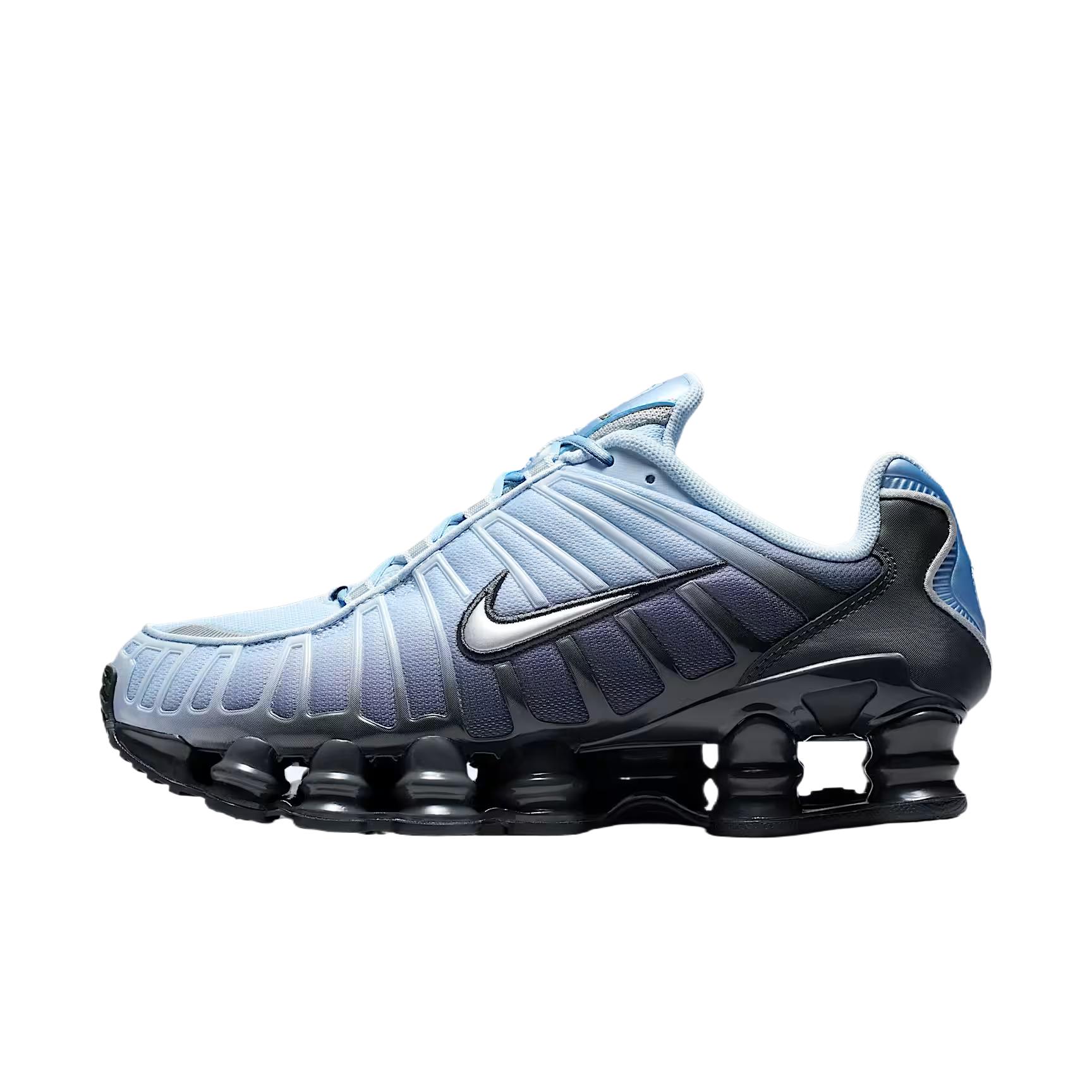 Nike  Shox TL Anthracite Light Armory Blue Women Sneakers Metallic-Silver IO1912-060 43