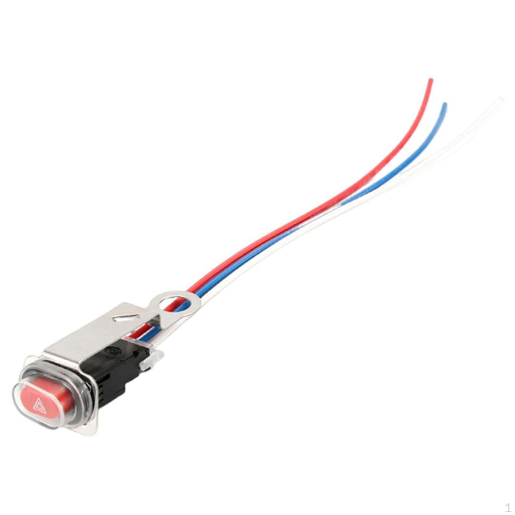 Flash Button Warning Switch, PP Replacement Control, Quick Installation, Suitable for Motorcyclists,