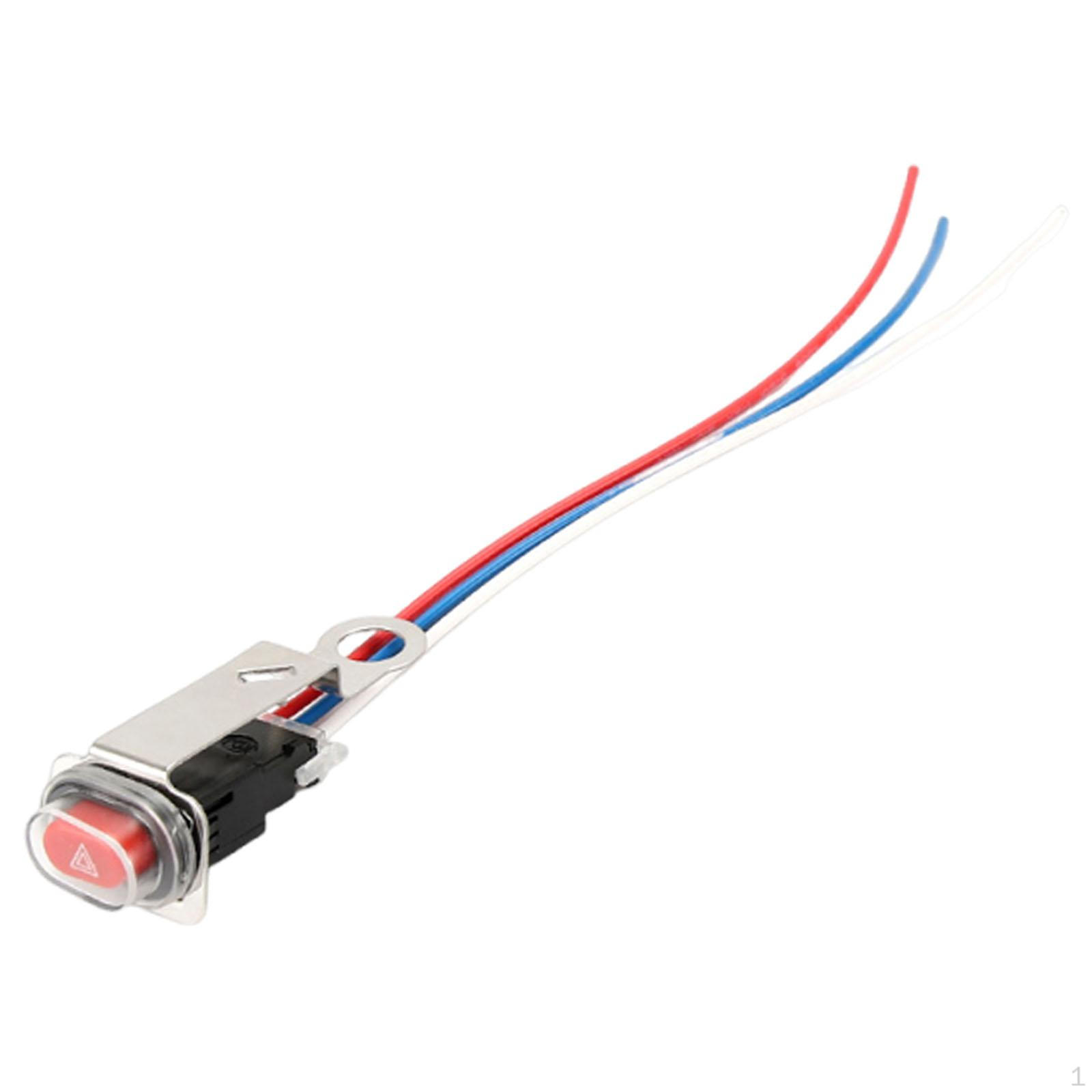 

Flash Button Warning Switch, PP Replacement Control, Quick Installation, Suitable for Motorcyclists, чёрный