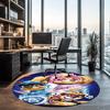 PAW Patrol Printed Round Rug Carpet Chair Rug Area Rug Entryway Doormats,for Office Chair Living Room Bedroom Kitchen Room.