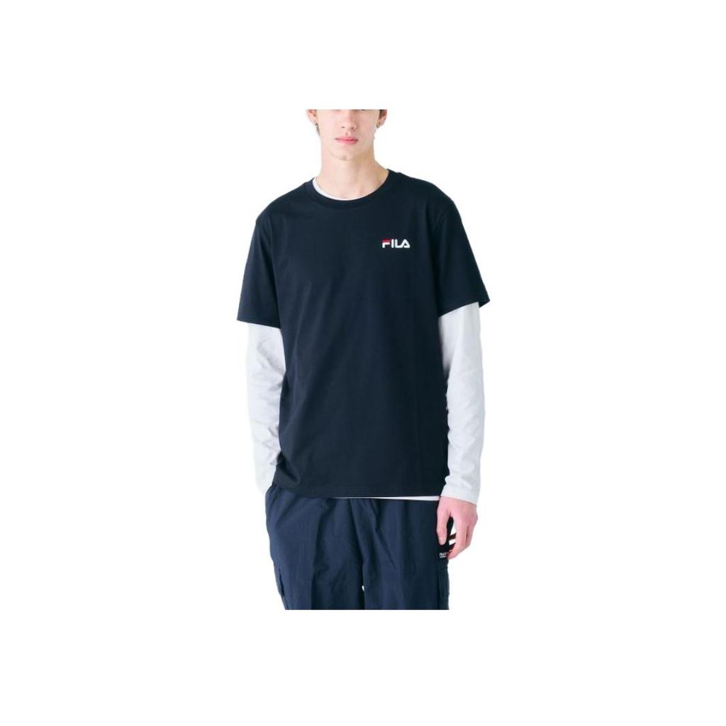 New FILA T Shirts Unisex Black FS2RSF2101X-BLK