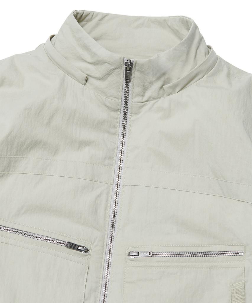 Nomanual Detachable Hooded Vest - Sand Gray