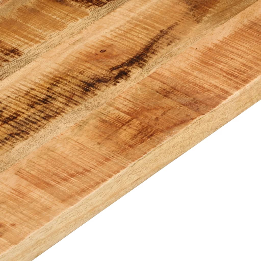 Vidaxl Blat Do Stolika, 90X80X2,5 Cm, Prostokątny, Surowe Drewno Mango