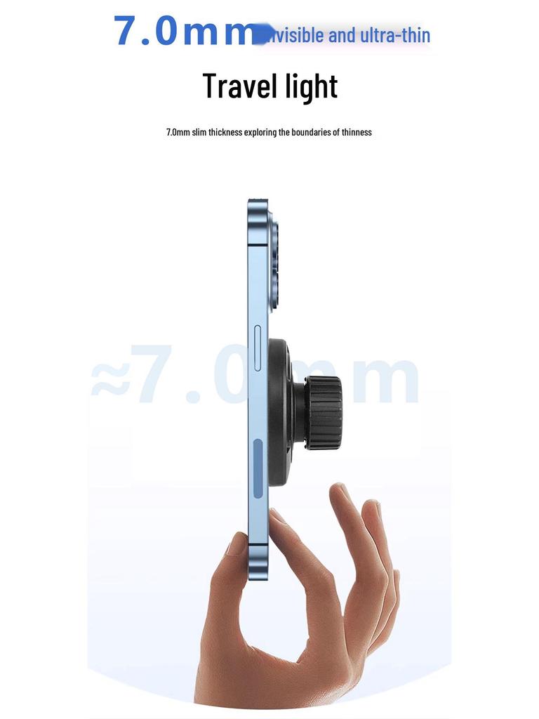 360° Rotating Magnetic Mount for Phones & Tablets - Live Streaming & Car Vent Use