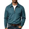 Men S Casual Plus Size Half Zip Long Sleeve Sweatshirt