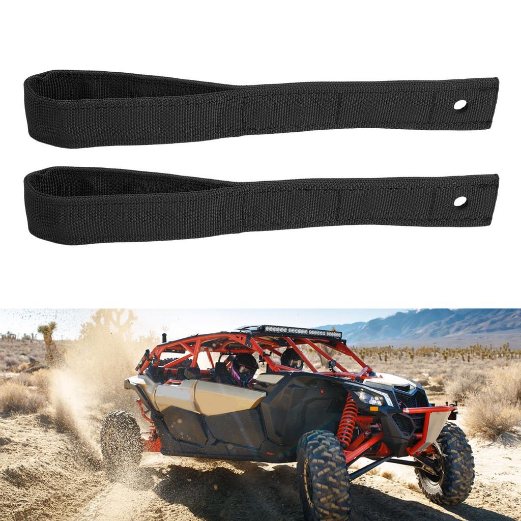 2 Pcs UTV Door Handle Pull Strap Belt Oxford Cloth Add     Replacement for   X3 X3   All   2017-2025